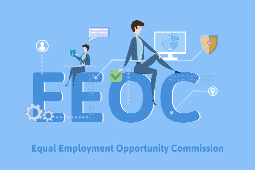 Featured image showing the an EEOC graphic